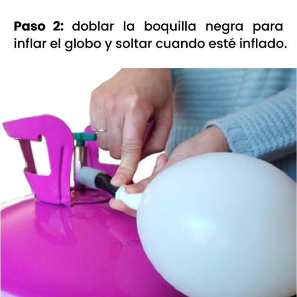 BOMBONA DE HELIO PARA 30 GLOBOS