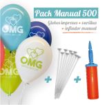 Pack Expo 500 varillas de plástico