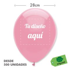 globo personalizado latex 28cm mate